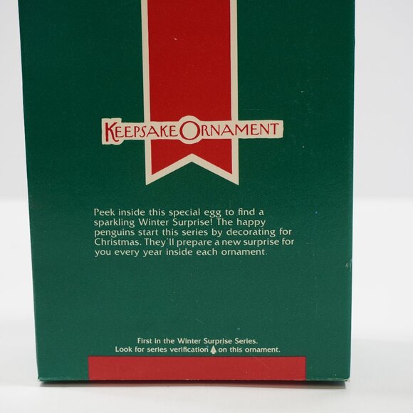 Lot of 2 Vintage  Hallmark 1st Winter Surprise Series 1989 - Picture 10 of 10